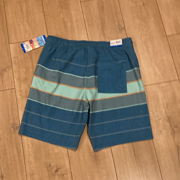 Hand Ten Green Swim Trunks For Men Size L - Picture 9 of 16